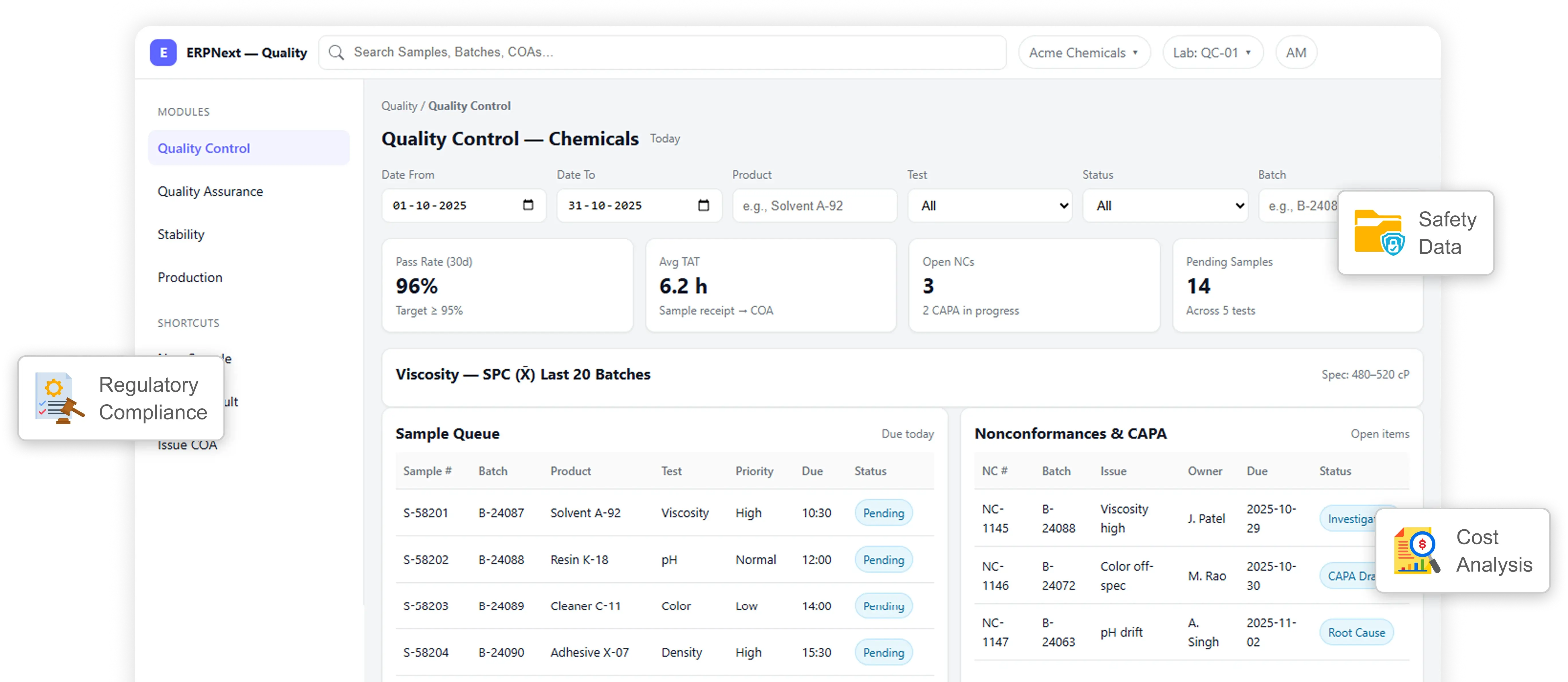 Chemical ERP Software